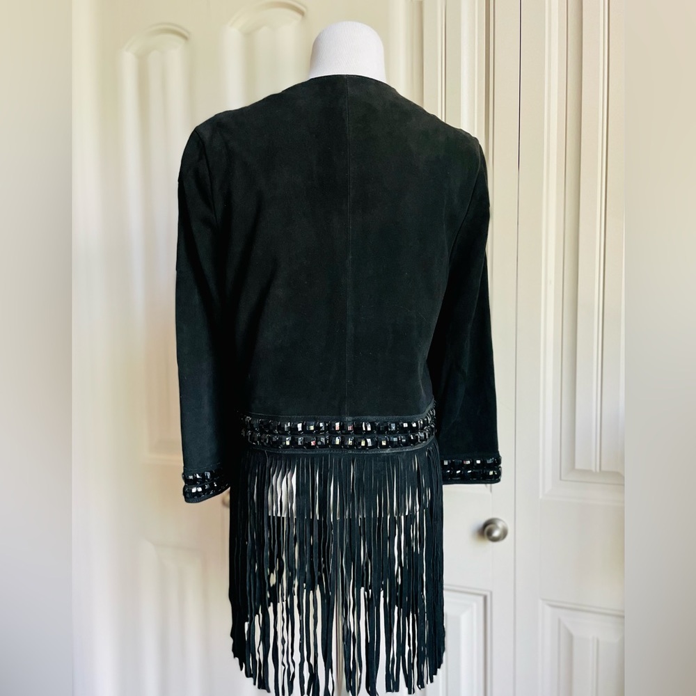 Piperlime Collection Suede Fringe Jacket - Picture 5 of 12